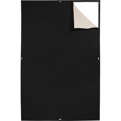 Westcott Scrim Jim Cine Unbleached Muslin/Black Fabric (4' x 6')