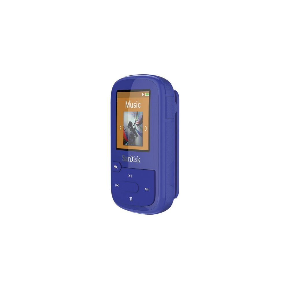 SanDisk Clip Sport PLUS MP3 player - 16GB, Bluetooth- Blue