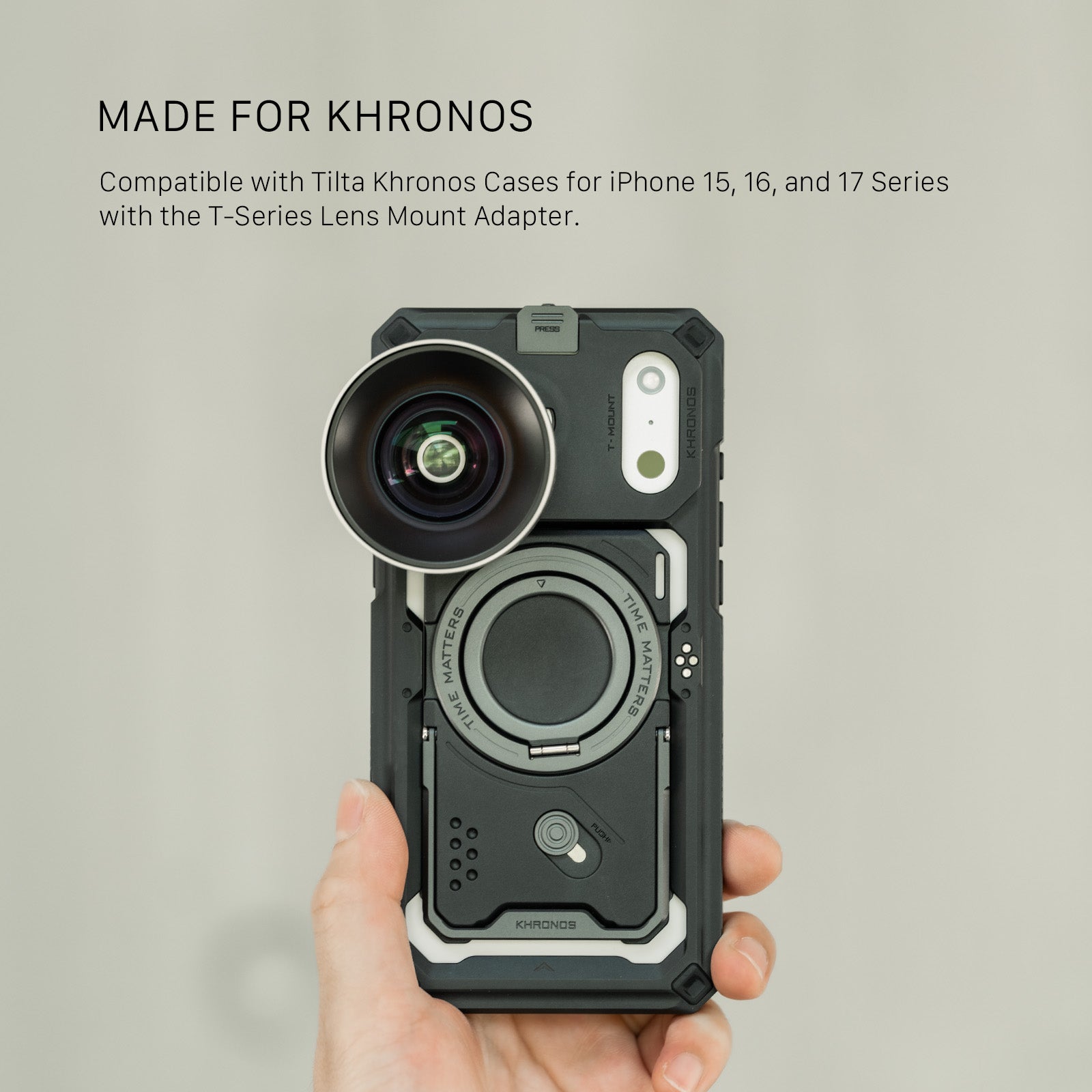 Tilta-Fisheye 8mm Objectif pour iPhone (T-Mount) - Champagne