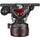 MANFROTTO 612 Nitrotech Fluid Video Head and Carbone Fibre Twin JEG trépied avec entretoise au sol