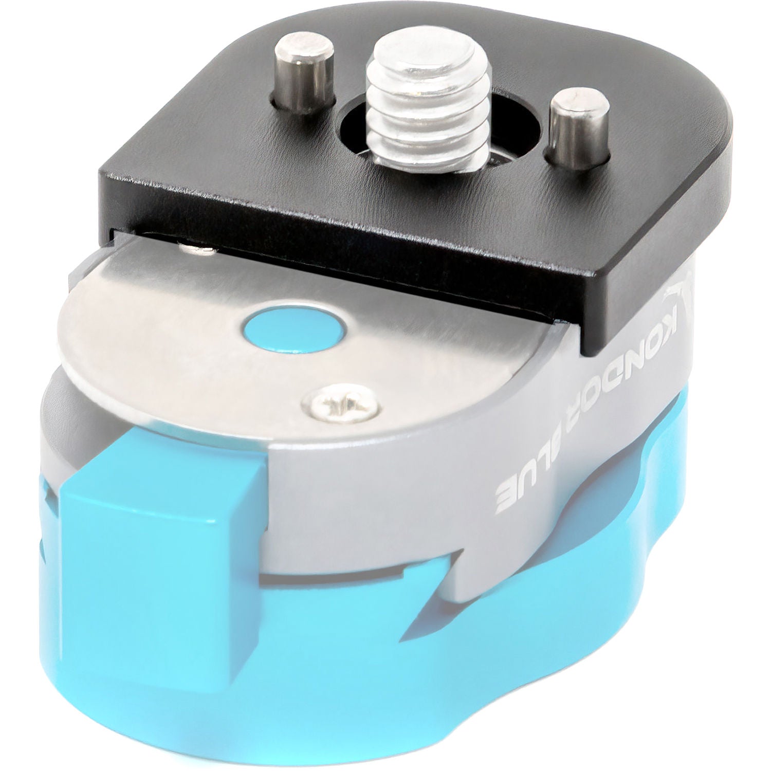 Kondor Blue ARRI-Style Anti Twist Spacer Plate for Mini Quick Release Plate (Space Gray)