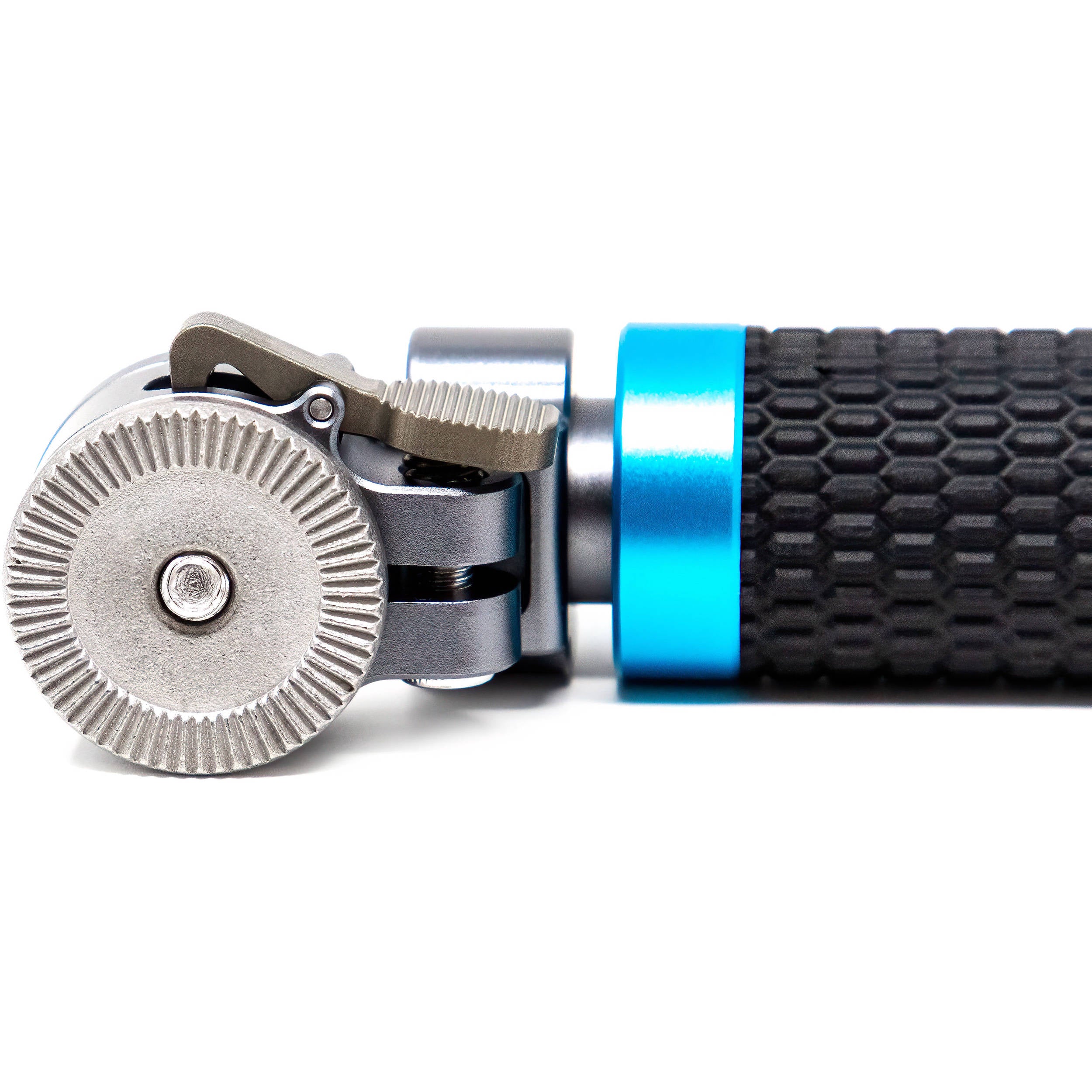 Kondor Blue Quick Release Rosette Handgrip (Right, Space Gray)