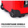Nanuk 935 Wheeled Hard Utility Case with Padded Divider Insert & Lid Organizer  Red