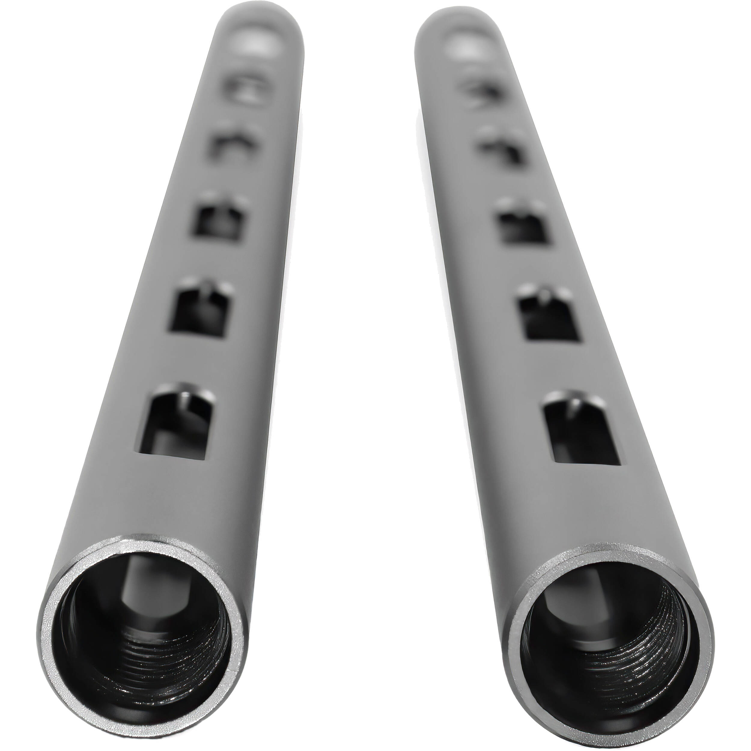 Kondor Blue PPSH 15mm Rods (Pair, Space Gray, 12")