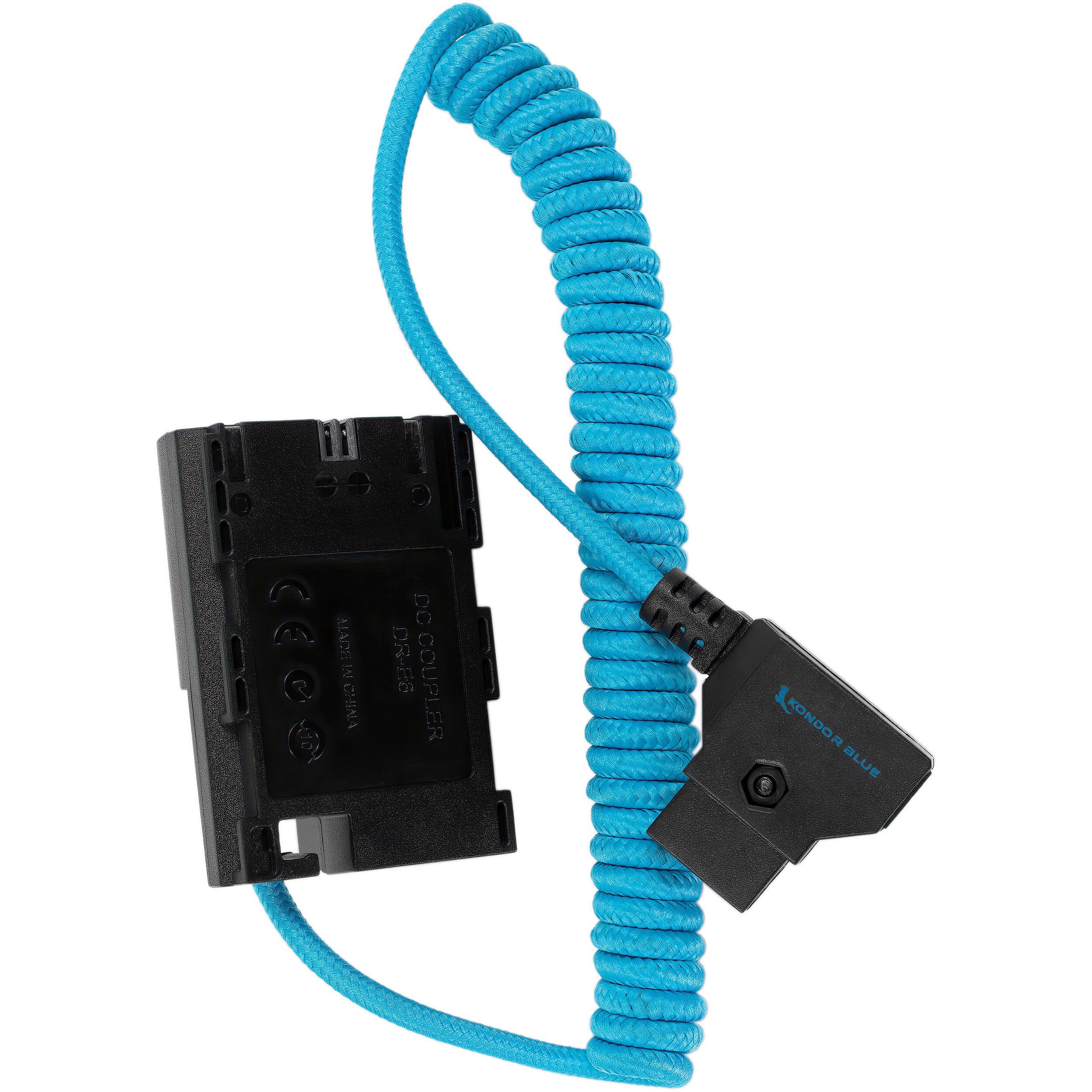 Kondor Blue D-Tap to Canon LP-E6 Dummy Battery Cable (Kondor Blue, 16-36")