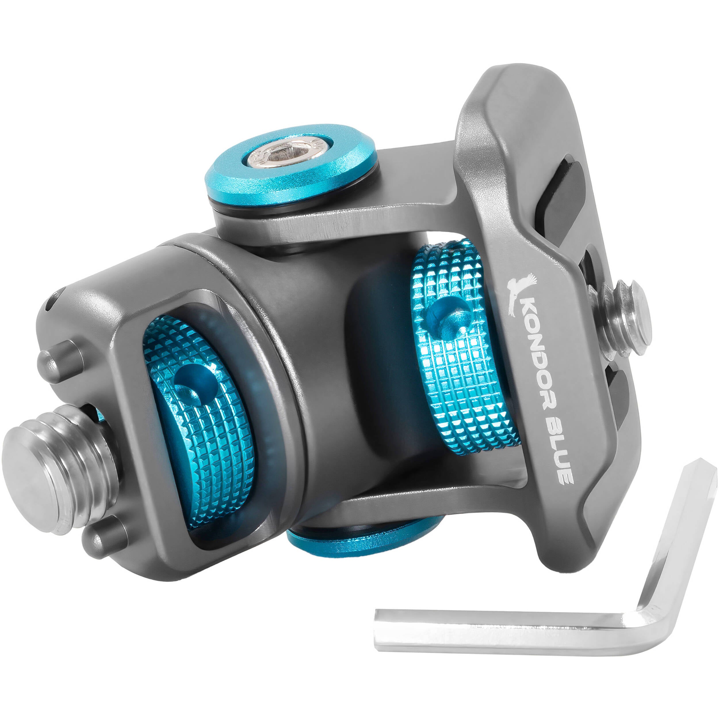 Kondor Blue Swivel and Tilt Monitor Mount with ARRI-Style Mount (Space Gray)
