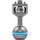 Kondor Blue Ball Head with 3/8"-16 ARRI-Style Anti-Twist Screw for Magic Arm (Gray)