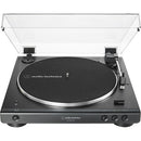 Audio-Technica Consumer AT-LP60XBT-USB-BK entièrement automatique stéréo à deux vitesses avec Bluetooth et USB (noir)
