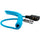 Kondor Blue Coiled D-Tap to 2-Pin Power Cable for BMPCC 6K/4K (Blue)
