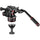 MANFROTTO 608 Nitrotech Fluid Video Head and Carbone Fiber Twin JEG trépied avec entretoise au sol