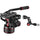MANFROTTO 608 Nitrotech Fluid Video Head and Carbone Fiber Twin JEG trépied avec entretoise au sol