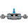 Kondor Blue 5.5" Cine Magic Arm with Double Ball Heads (3/8"-16 ARRI, Space Gray)