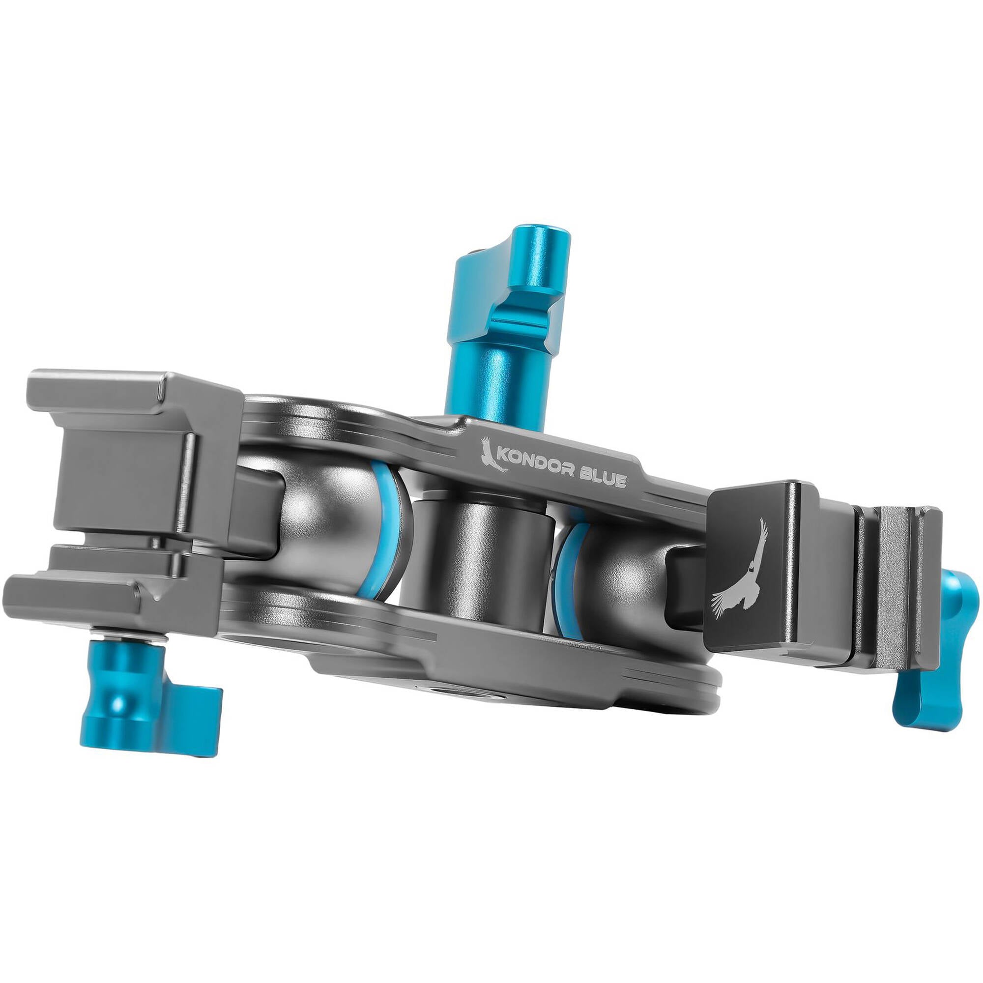 Kondor Blue 5.5" Cine Magic Arm with Double Ball Heads (NATO Clamp, Space Gray)