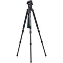 MILLER CX8 (1093) Solo-Q 75 2-St Carbon Fiber Tripod (2500) Pan Handle (679) Strap (1520) Soft case (3514)