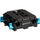 Kondor Blue LWS ARRI Bridge Plate with Riser for RED V-RAPTOR (Raven Black)