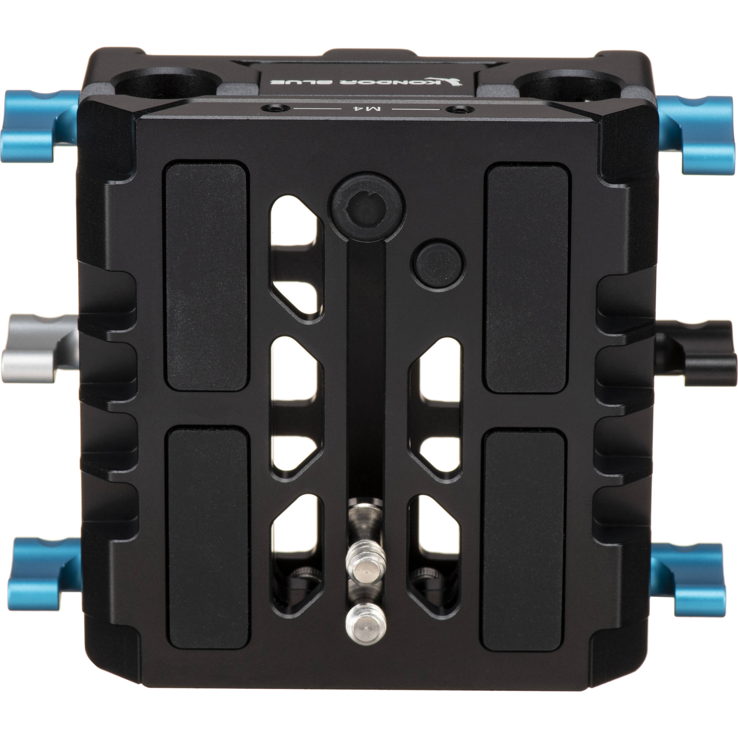 Kondor Blue LWS ARRI Bridge Plate with Riser for RED V-RAPTOR (Raven Black)