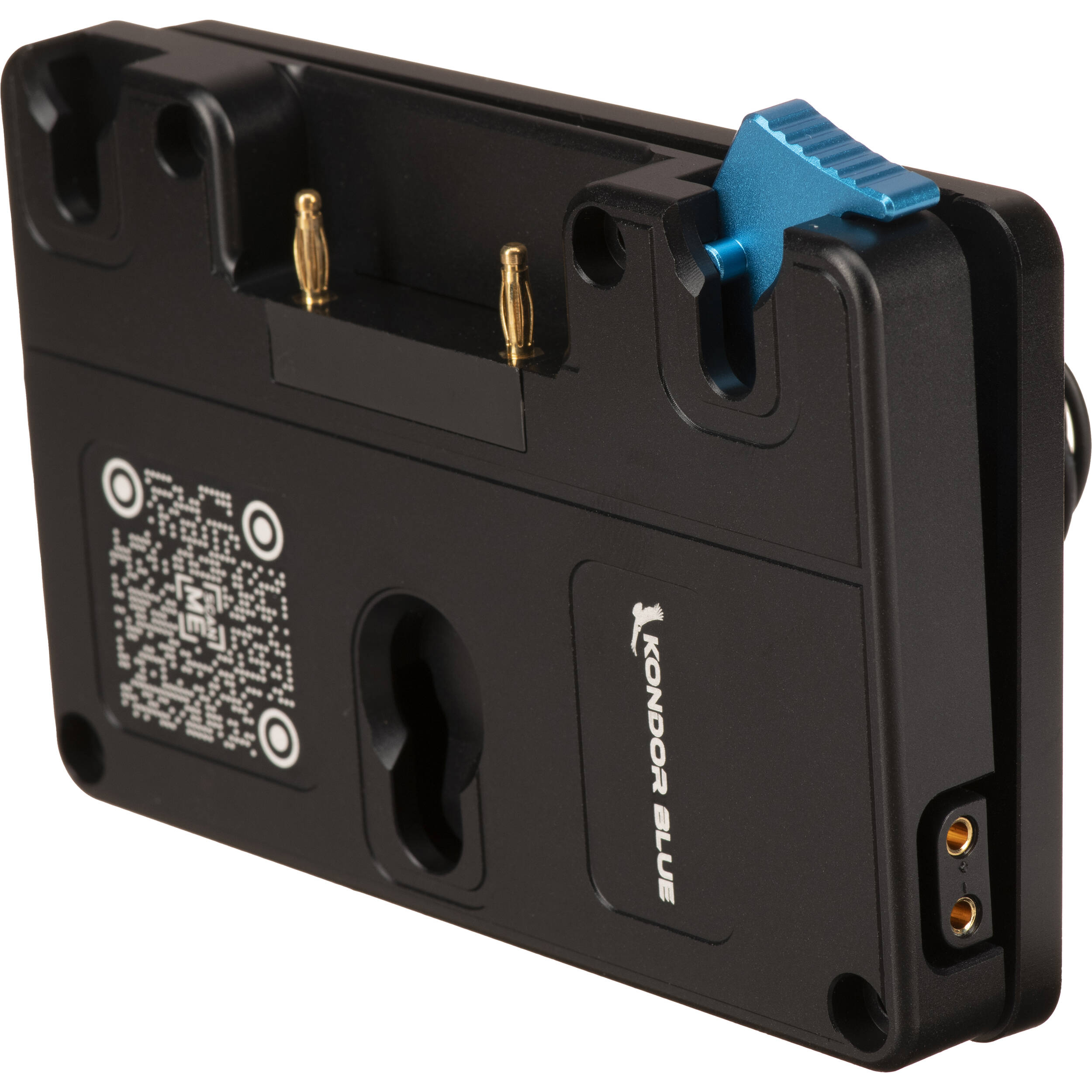 Kondor Blue Gold Mount Battery Plate for Blackmagic URSA Mini (Raven Black)