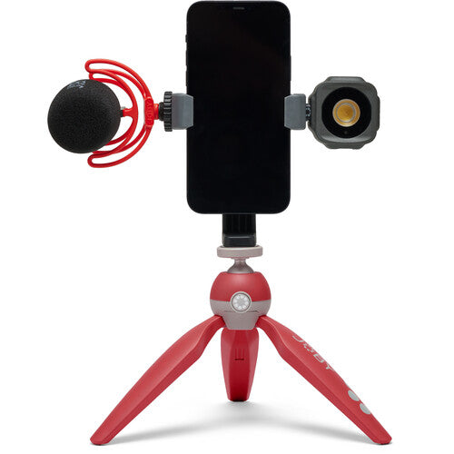 Joby Handypod 2 avec monture de téléphone Griptight 360 (rouge)
