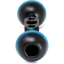 Kondor Blue Cine Magic Arm Extension Bar with Double Ball Head (4", Raven Black)