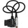Kondor Blue D-Tap to LEMO 0B-Type 2-Pin Male Power Cable (Raven Black)