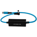 Kondor Blue DC to USB-C Power Delivery Cable for Canon R5 C/Sony FX3 (Blue, 16")