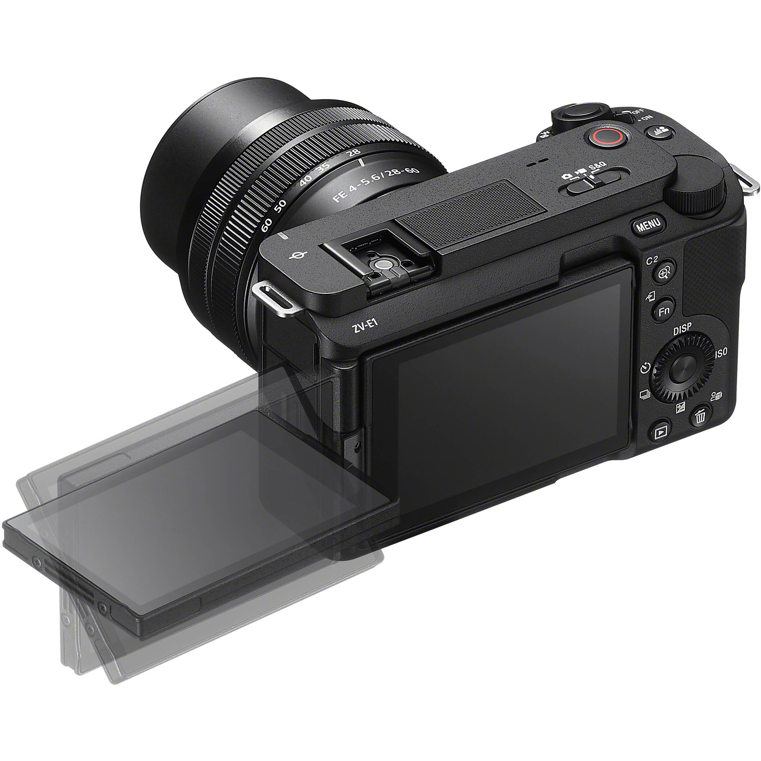 Sony Alpha ZV-E1 Mirrorless Camera with 28-60mm Lens - Black