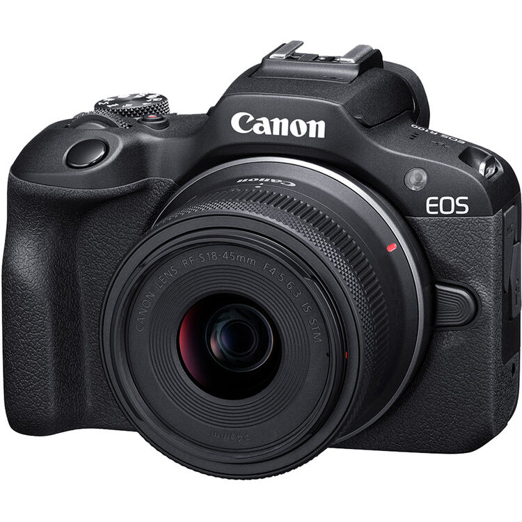 Canon EOS R100 Mirrorless Camera with 18-45mm and 75-300mm Lenses