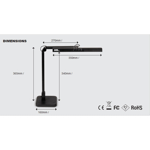 Lampe de visualisation des couleurs Ilford ILFOLUX - Boîte ouverte