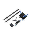 Plate de base à libération rapide de Sirui Universal avec double kit de pince à tige de 15 mm