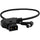Kondor Blue Straight D-Tap to DC 2.5mm Right-Angle Cable (Raven Black,15")