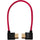 Kondor Blue Right-Angle to Left-Angle High-Speed HDMI Cable (Cardinal Red, 12")