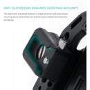 Tilta Cold Shoe Receiver Adapter with Locking Pin (Black)