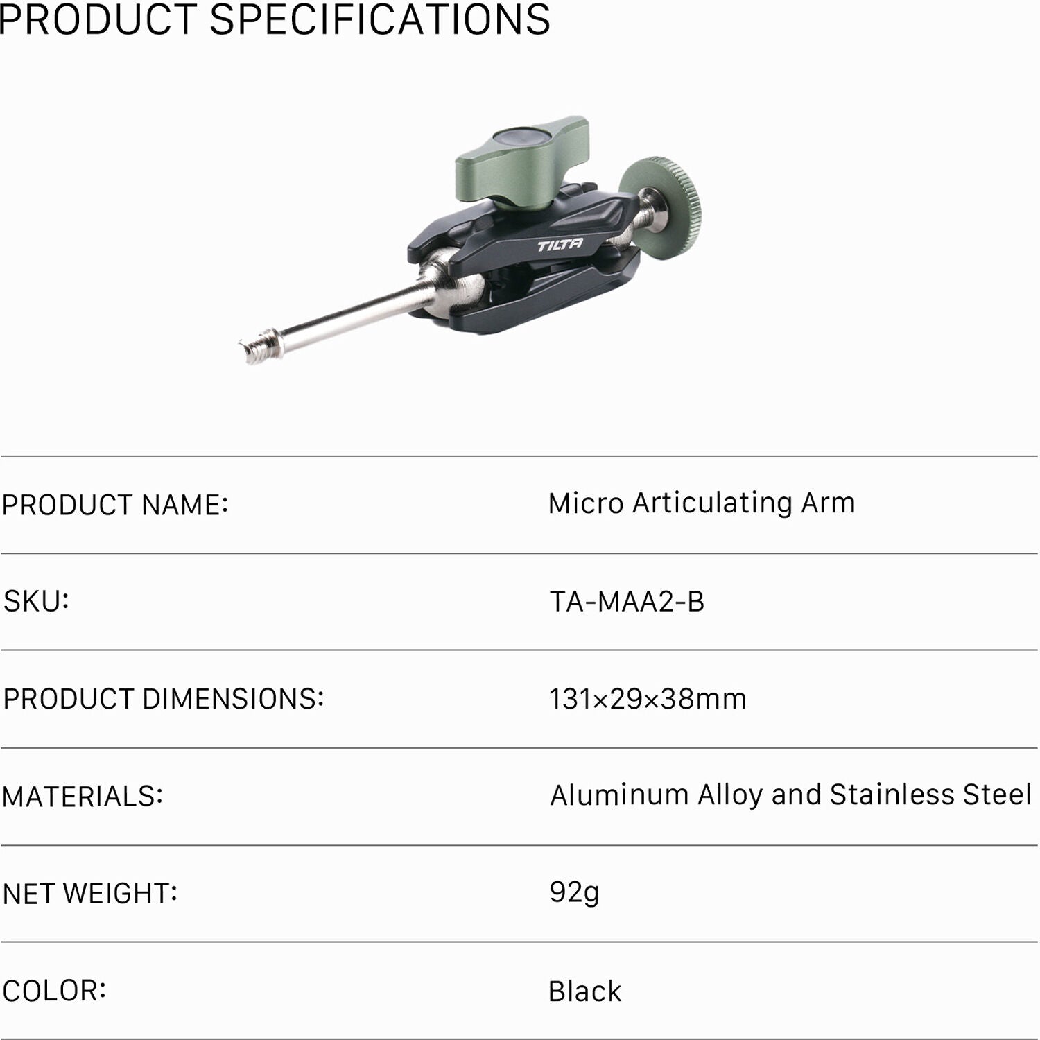 Tilta Micro Articulating Arm