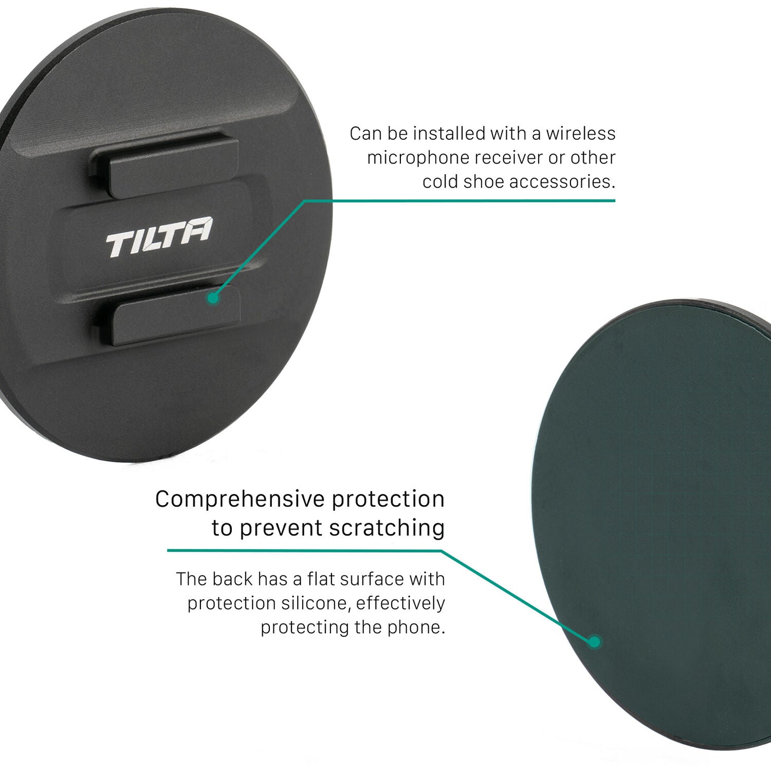 Tilta Magnetic Mounting Bracket for Wireless Microphones