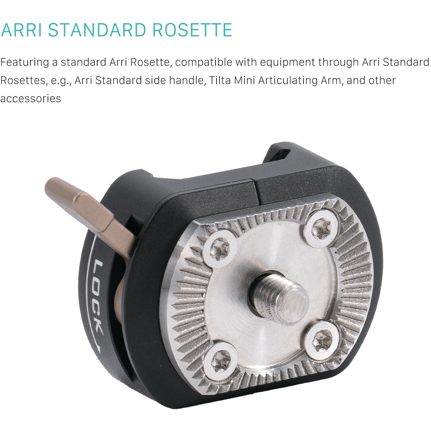 Tilta NATO Clamp to ARRI Rosette Adapter