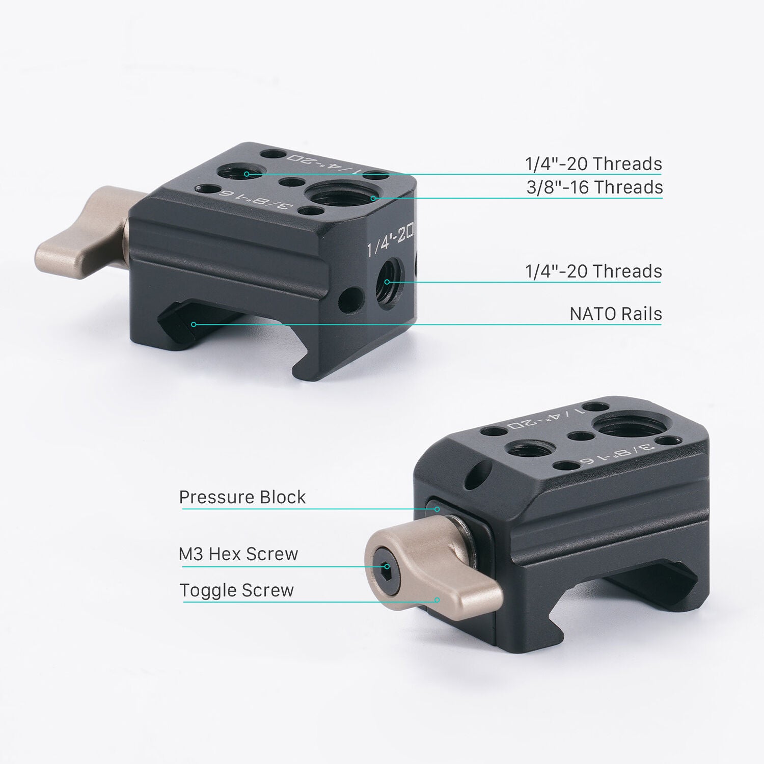Tilta NATO Clamp Accessory Mount Adapter