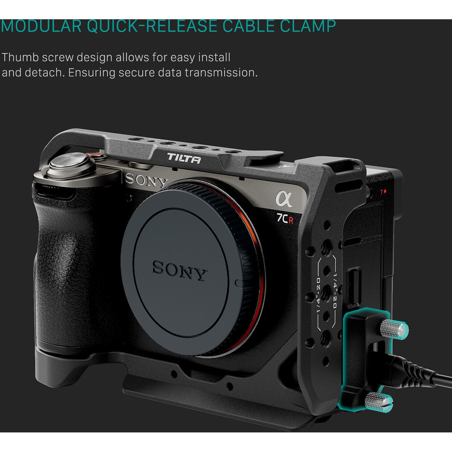Tilta Camera Cage Basic Kit for Sony a7C II & a7CR (Titanium Gray)