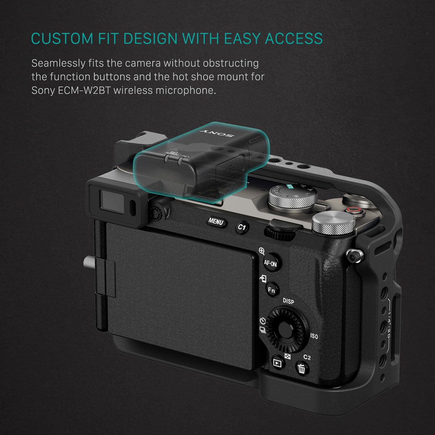 Tilta Camera Cage Basic Kit for Sony a7C II & a7CR (Titanium Gray)