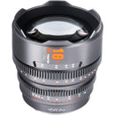 7Artisans 16 mm T2.1 Canon (montage EOS-R) - Gray en titane