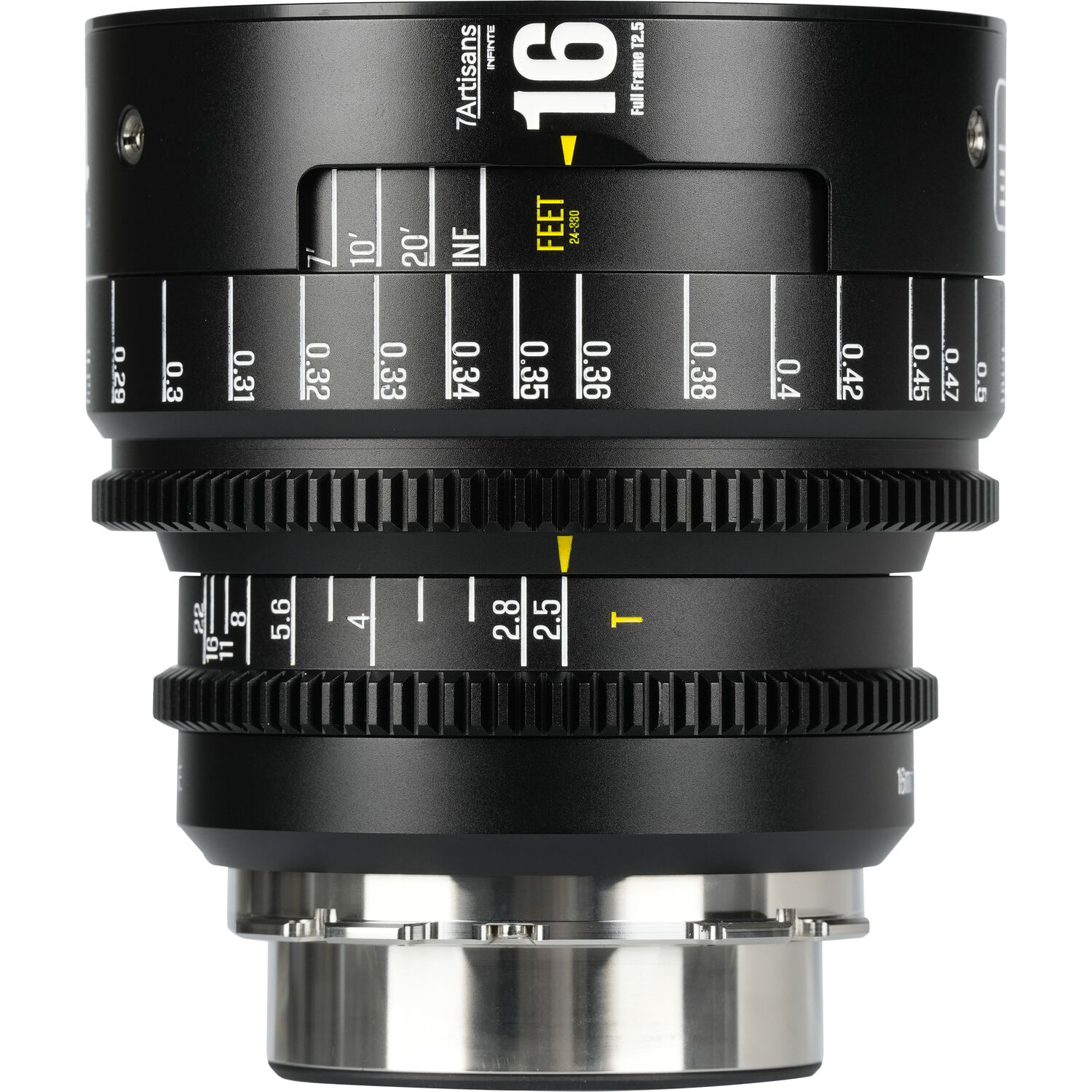 7Artisans INFINTE 16mm T2.5 Cine Lens (Canon EF, Black)