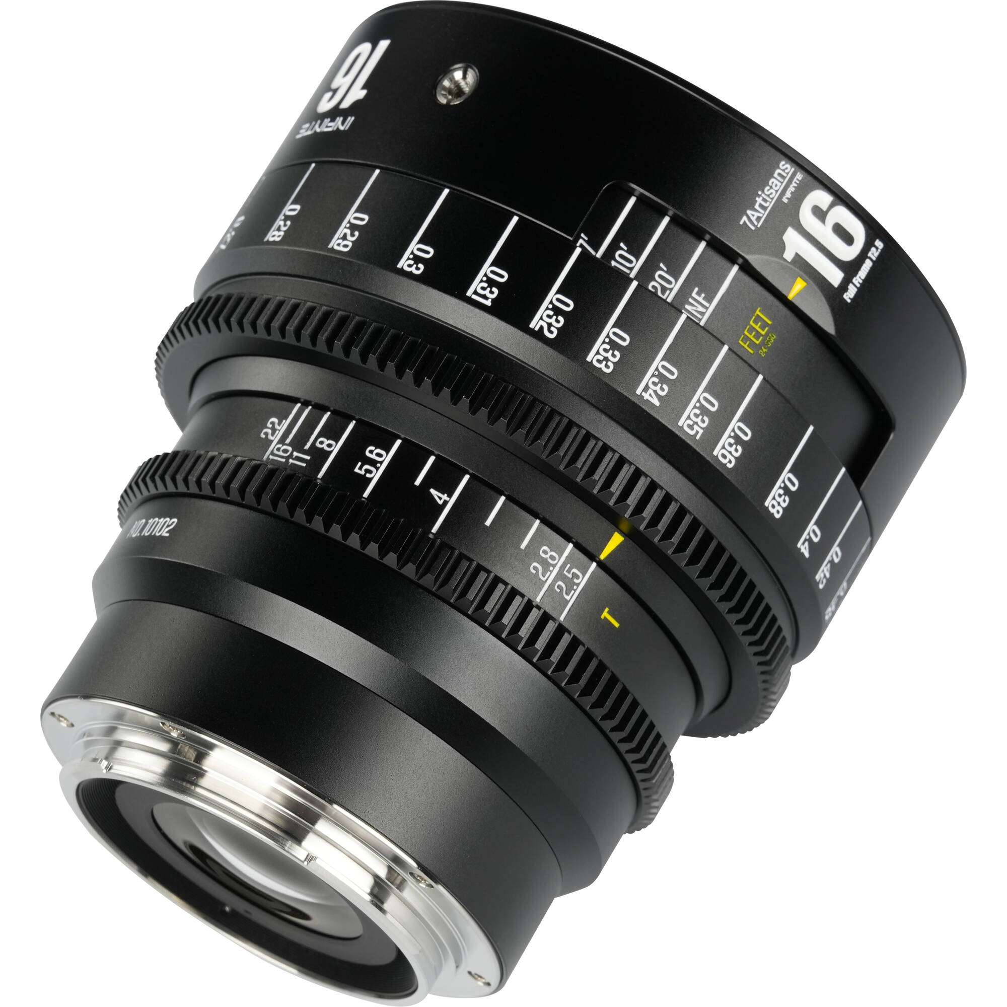 7Artisans INFINTE 16mm T2.5 Cine Lens (Canon EF, Black)