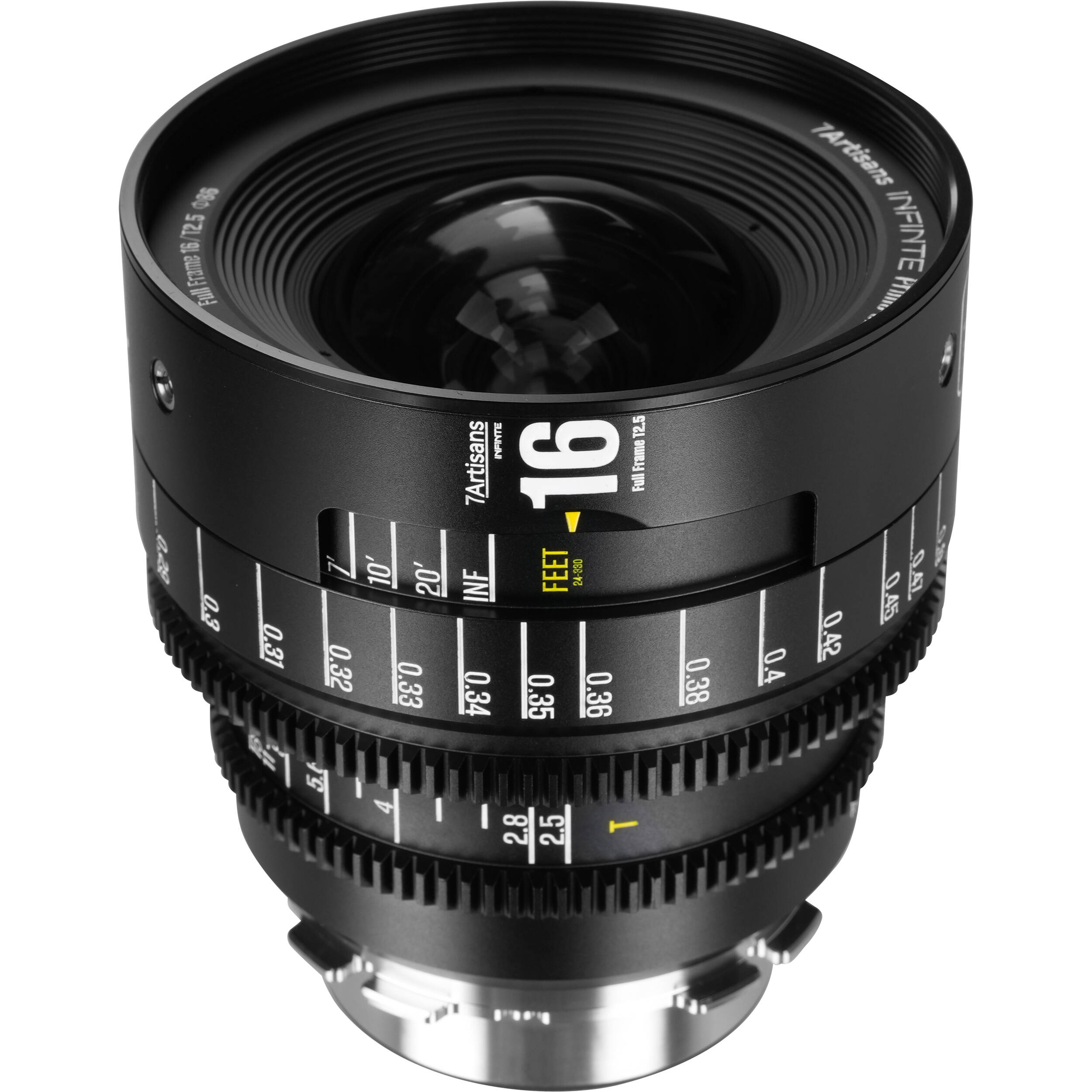 7Artisans INFINTE 16mm T2.5 Cine Lens (Canon EF, Black)