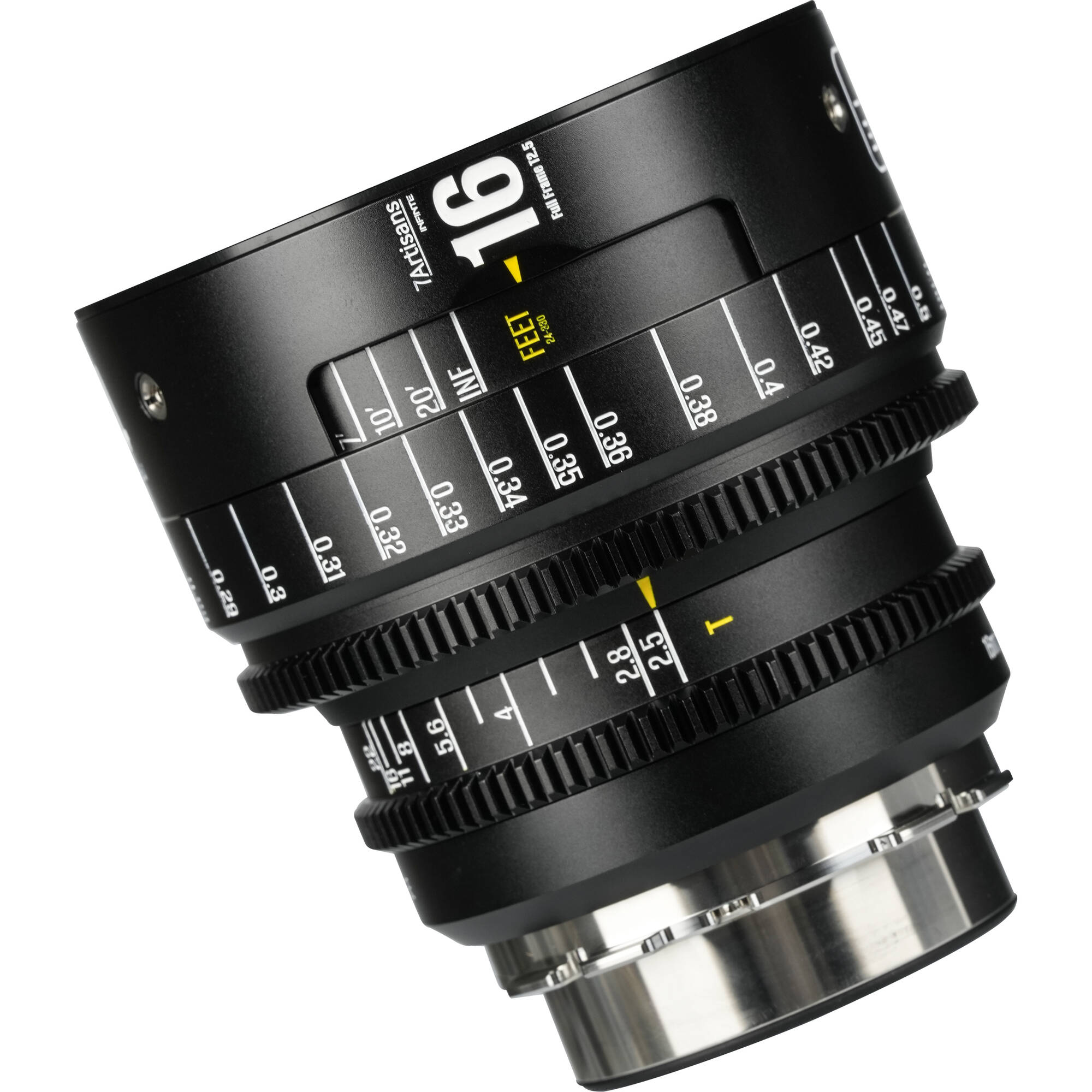 7Artisans INFINTE 16mm T2.5 Cine Lens (Canon EF, Black)