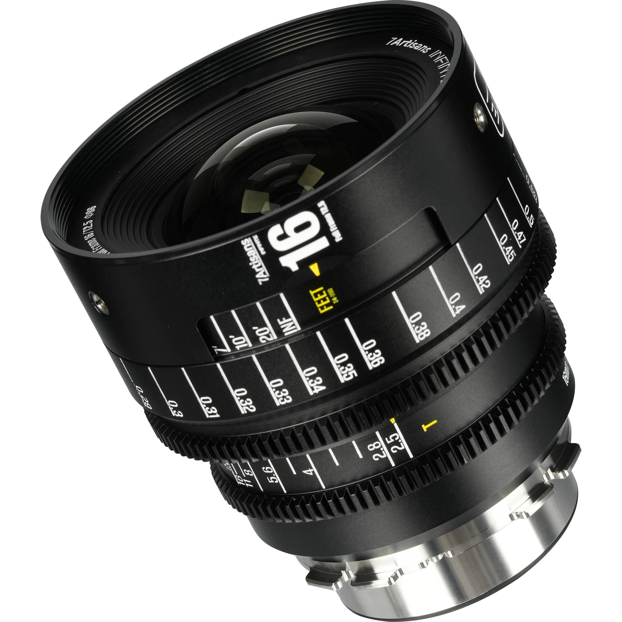 7Artisans INFINTE 16mm T2.5 Cine Lens (Canon EF, Black)