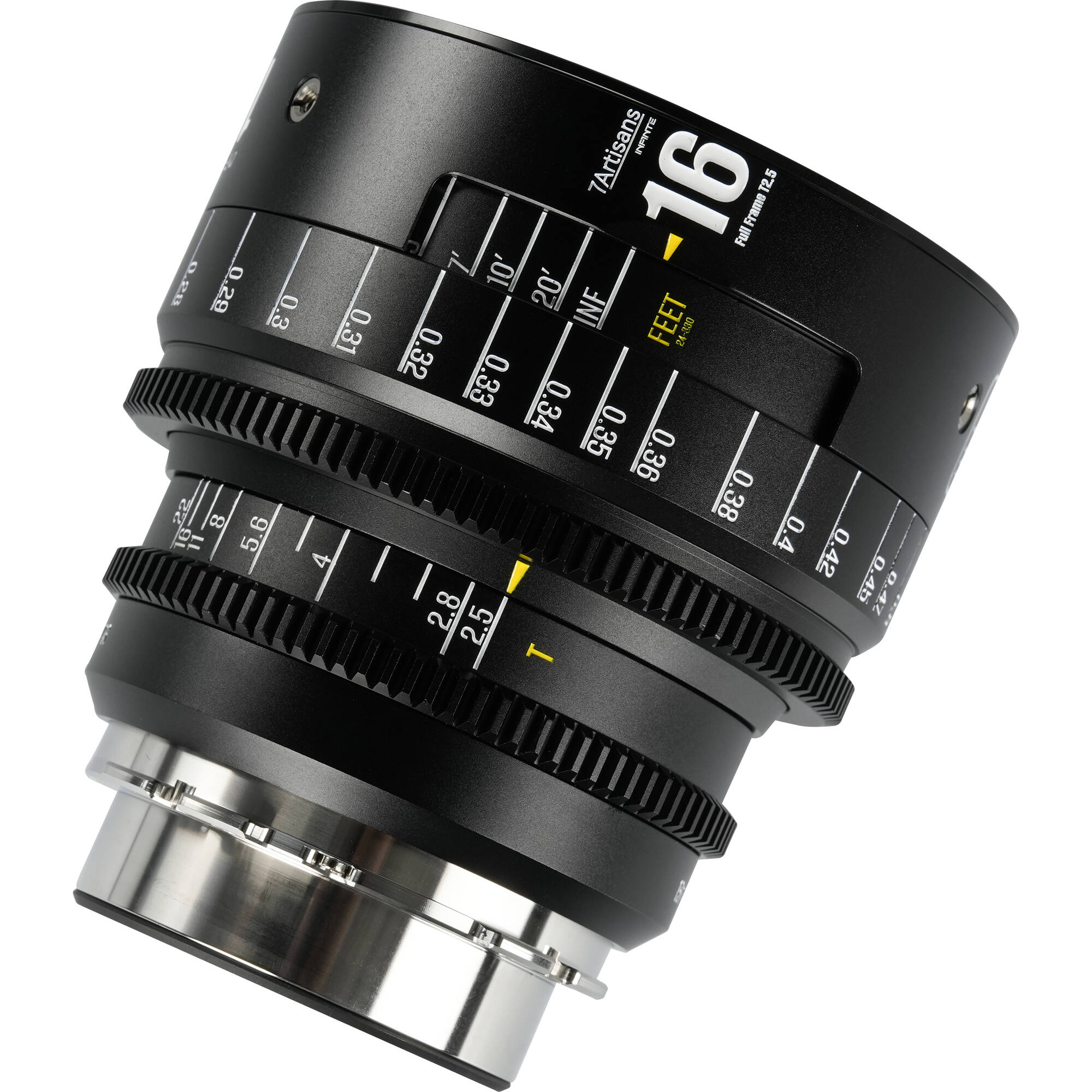 7Artisans INFINTE 16mm T2.5 Cine Lens (Canon EF, Black)