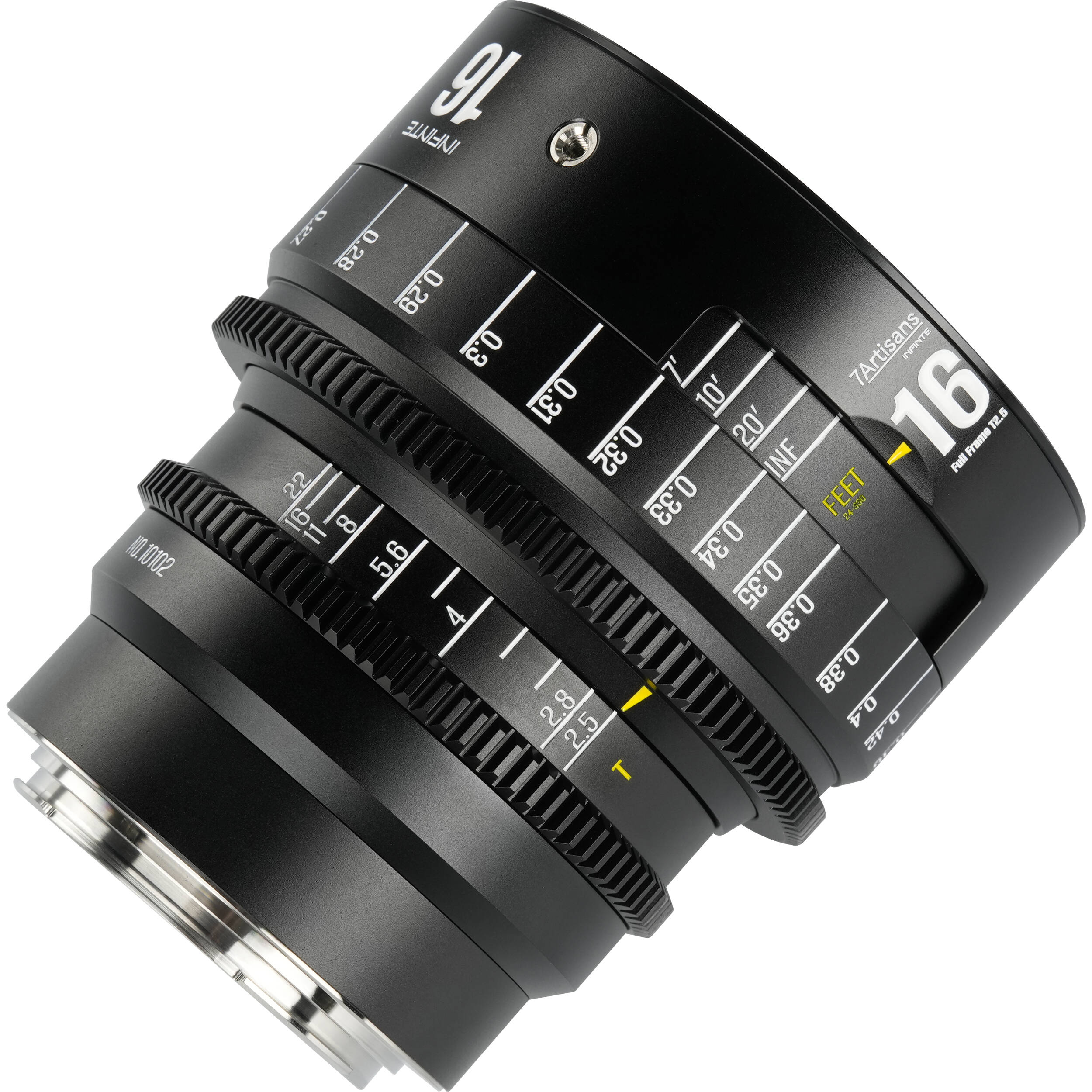 7Artisans INFINTE 16mm T2.5 Cine Lens (Canon EF, Black)