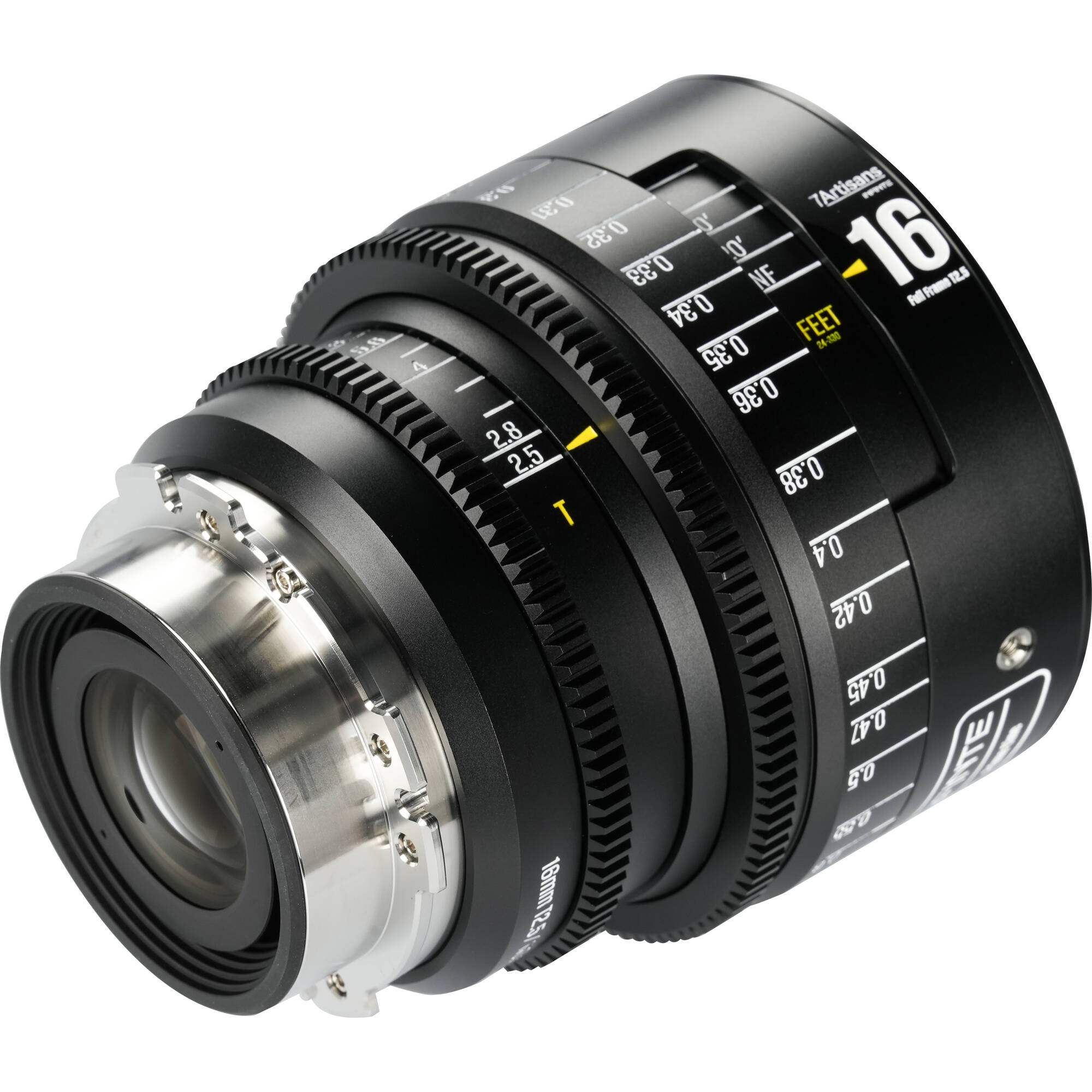 7Artisans INFINTE 16mm T2.5 Cine Lens (Canon EF, Black)
