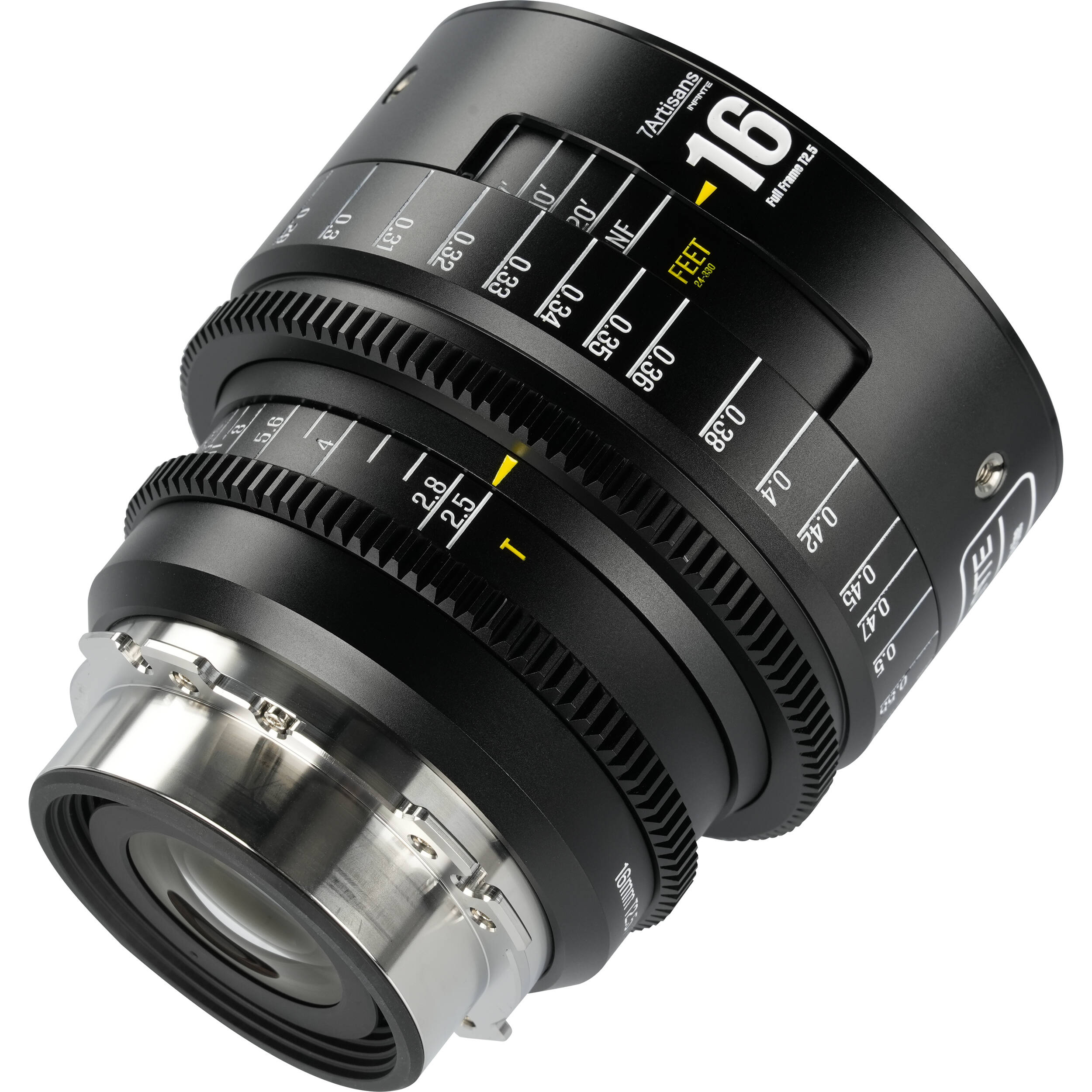 7Artisans INFINTE 16mm T2.5 Cine Lens (Canon EF, Black)