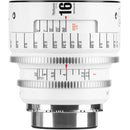 7Artisans INFINTE 16mm T2.5 Ciné Objectif (Canon EF, Blanc)