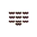 Rycote Lavalier Foams Brown (10 packs of 5)